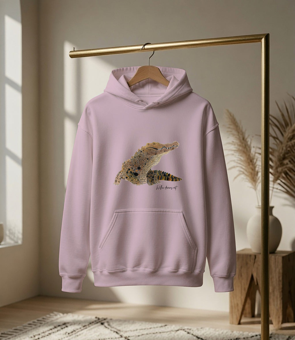 Adult Everyday Hoodie | Crocodile Design