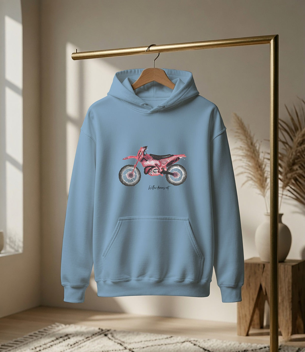 Adult Everyday Hoodie | Dirt Bike Design
