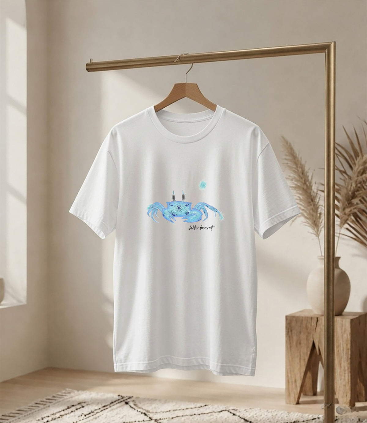 Adult Everyday Tee | Blue Crab Design
