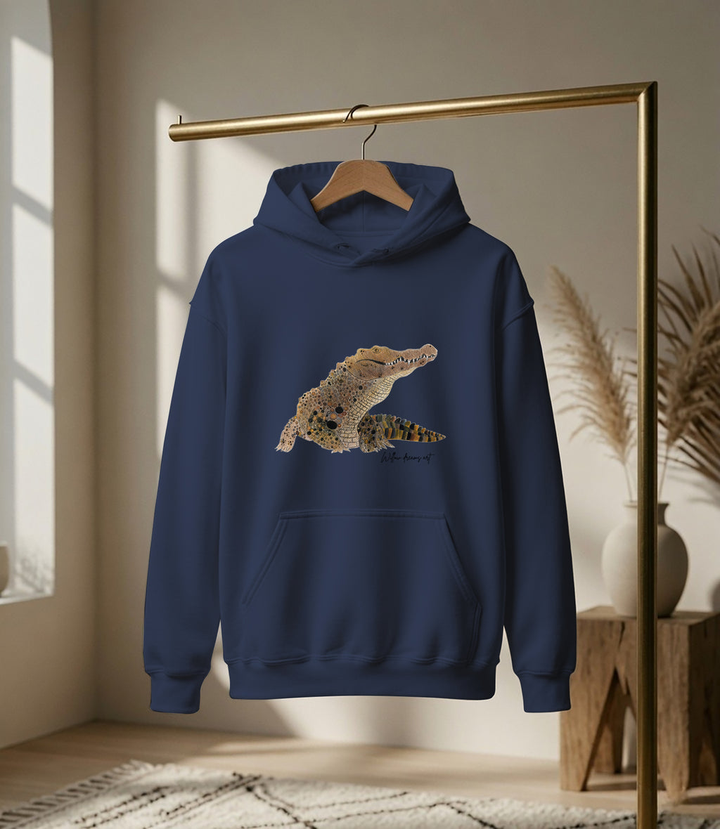 Adult Everyday Hoodie | Crocodile Design