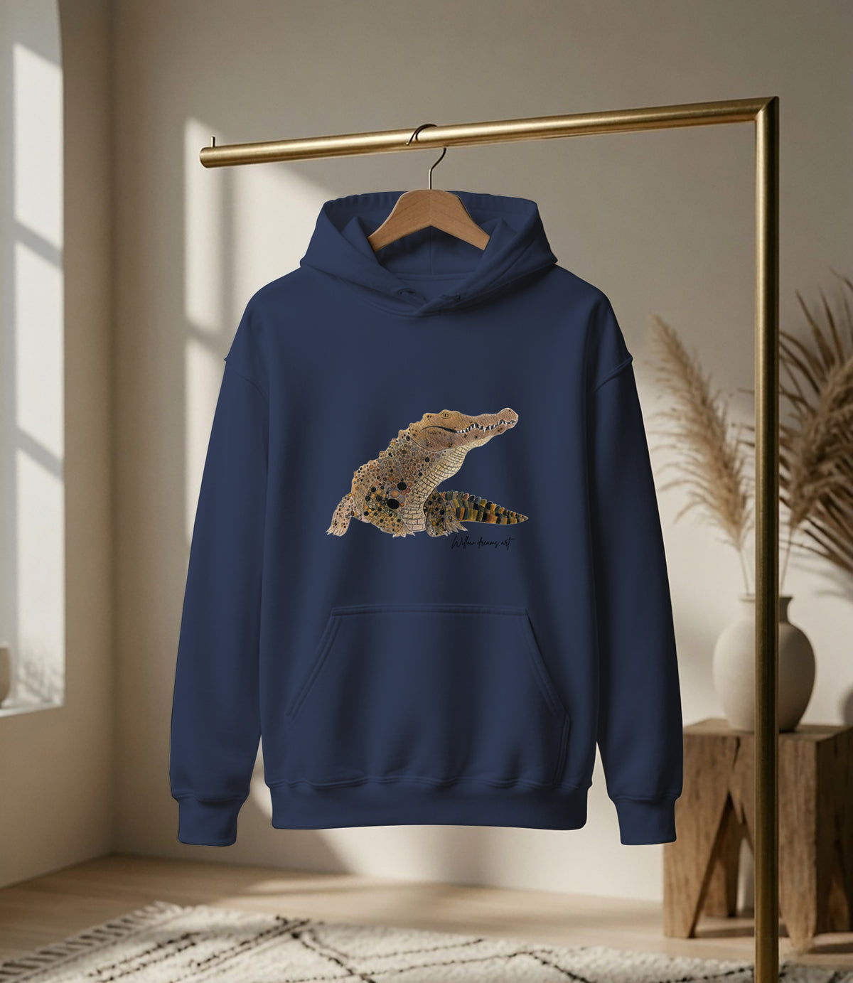 Adult Everyday Hoodie | Crocodile Design