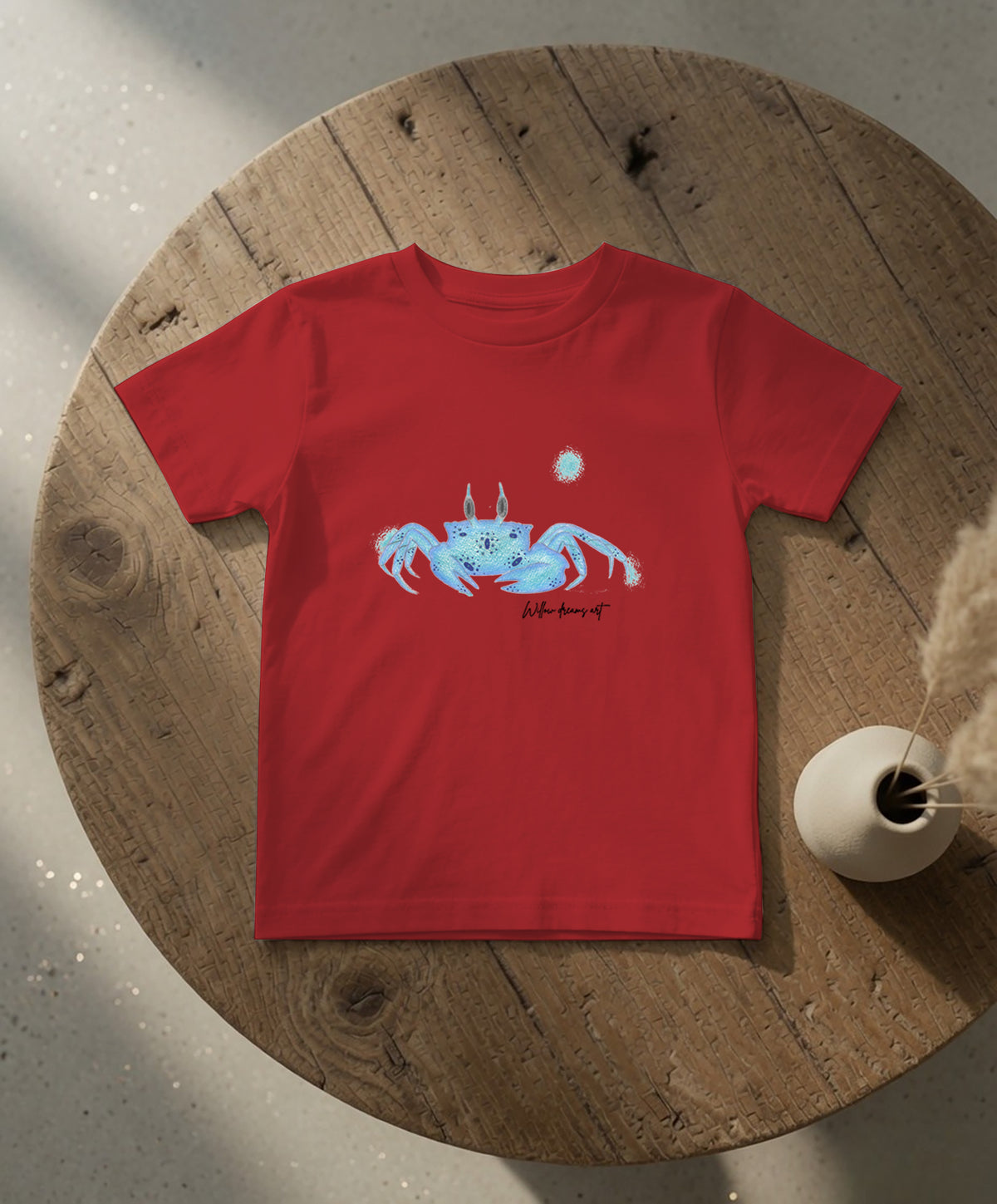 Toddler Everyday Tee | Blue Crab Design