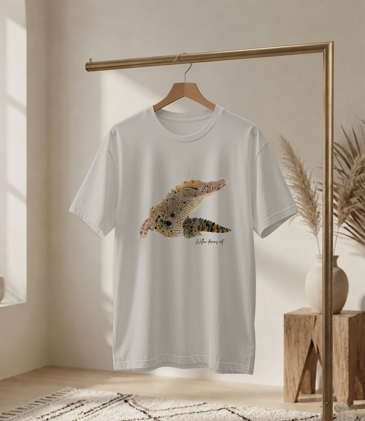 Adult Everyday Tee | Crocodile Design