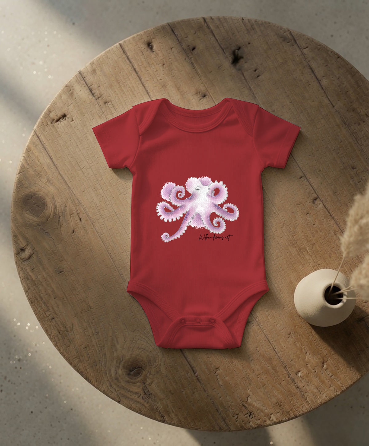 Baby Essential Bodysuit | Octopus Design