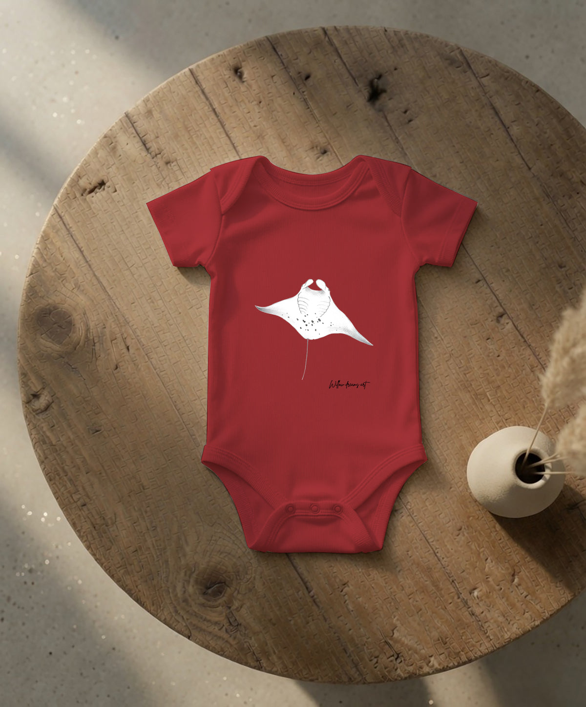 Baby Essential Bodysuit | Manta Ray Design