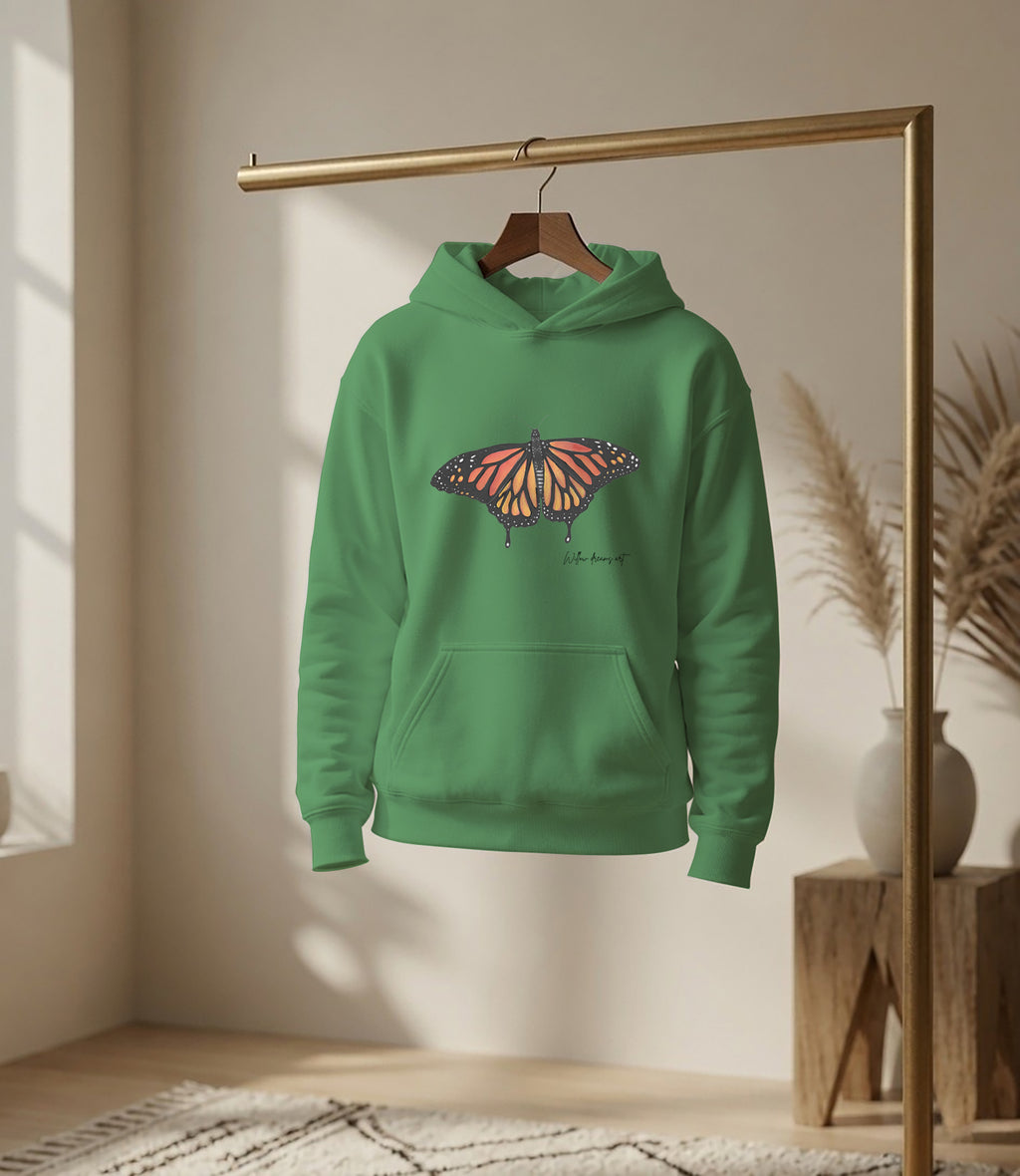 Youth Everyday Hoodie | Monarch Butterfly Design