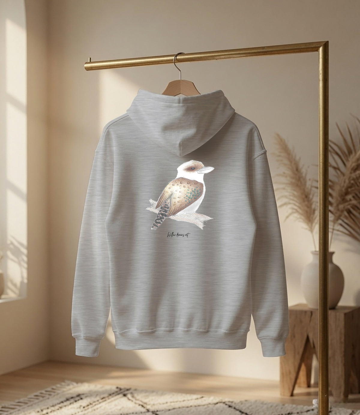 Adult Front & Back Everyday Hoodie | Kookaburra design