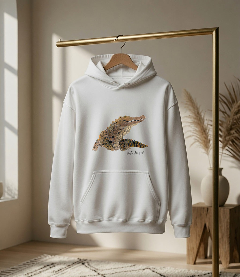 Adult Everyday Hoodie | Crocodile Design
