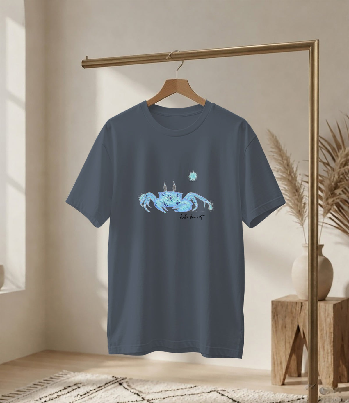 Adult Everyday Tee | Blue Crab Design