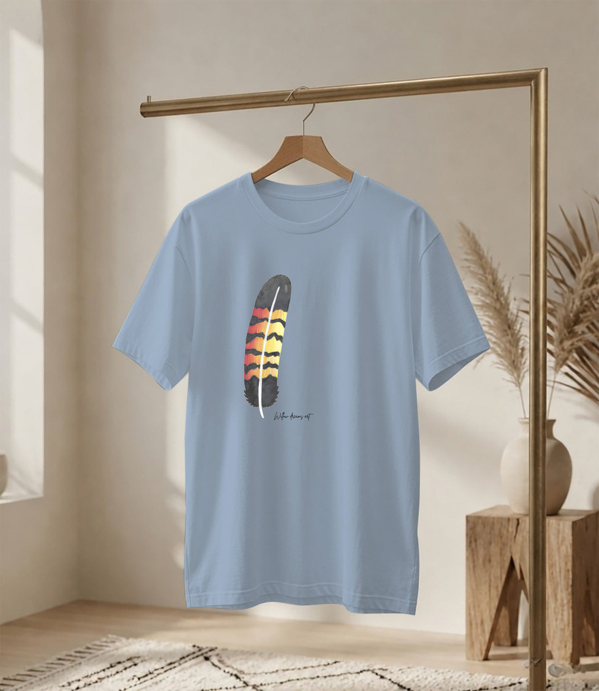 Adult Everyday Tee | Feather Design