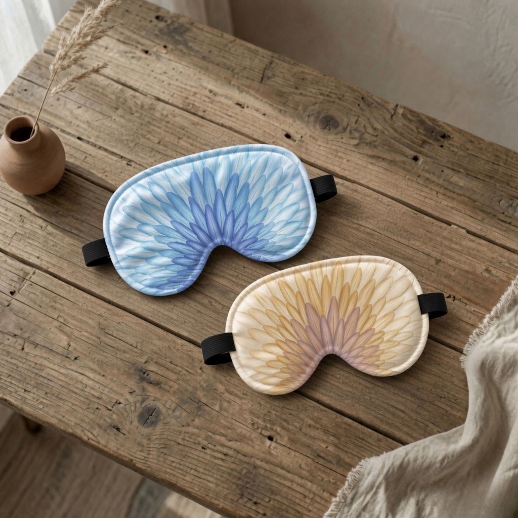 Satin Feather Sleep Mask