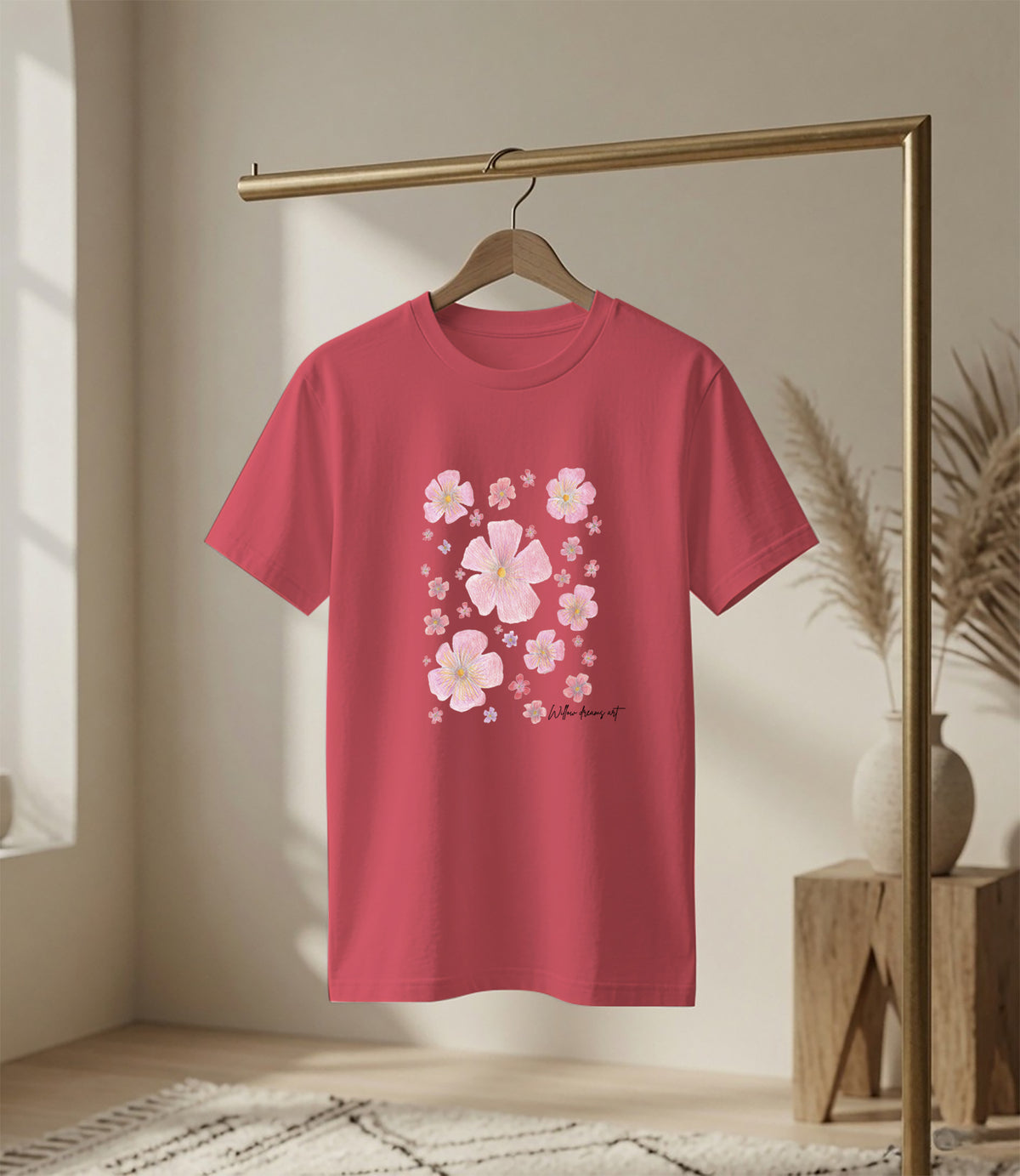 Youth Classic Tee | Floral Design