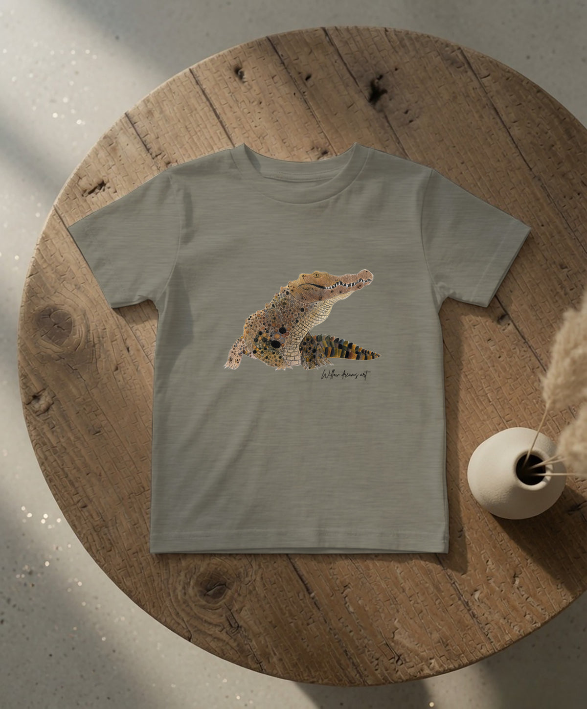 Toddler Everyday Tee | Crocodile Design